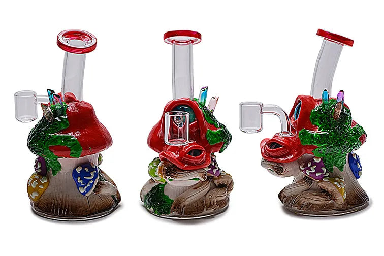 Clay Mushroom Rig - Discreet Smoker