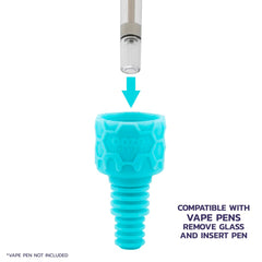 Ooze Swerve Silicone Water Pipe - Discreet Smoker
