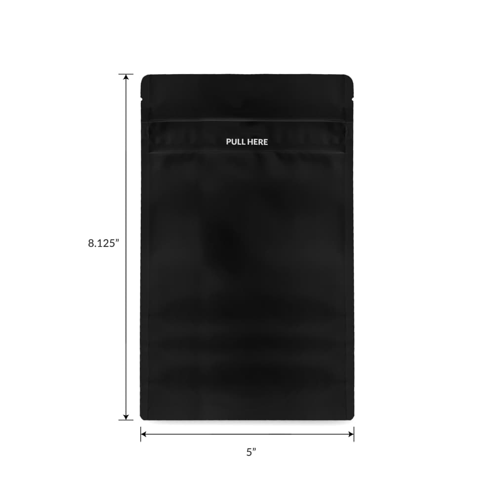 Loud Lock 1/2 Grip N Pull Mylar Smell Proof Child Safe Vacuum Seal Bags - 1,000 Count - Discreet Smoker