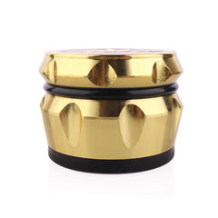VINTAGE ALUMINUM EMBOSSED HERB GRINDER - Discreet Smoker