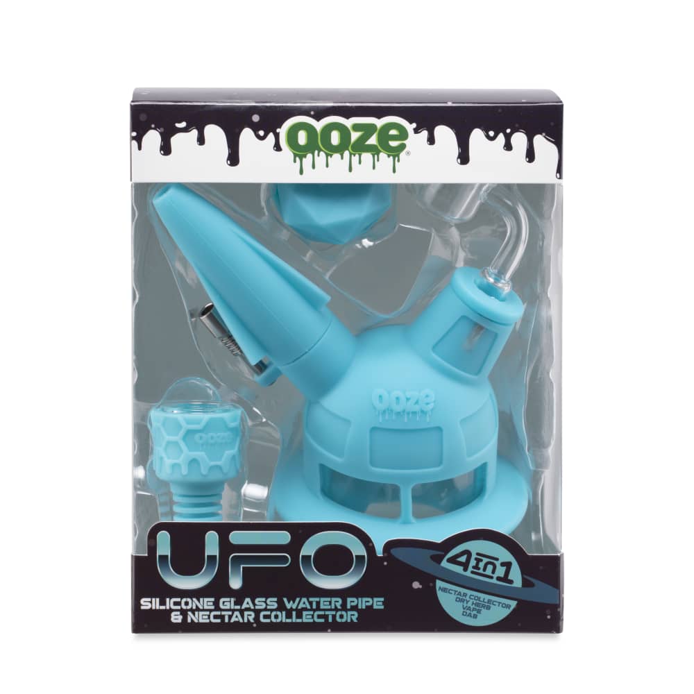 Ooze UFO Silicone Water Pipe - Discreet Smoker