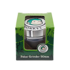 Green Monkey Grinder - Patas 2pc - 50mm - Discreet Smoker