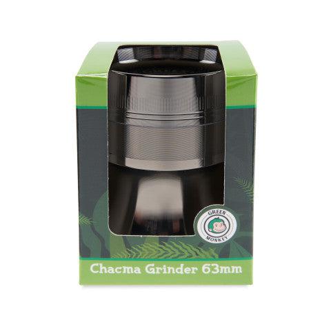 Green Monkey Grinder - Chacma 4pc with Ashtray - 63mm - Discreet Smoker