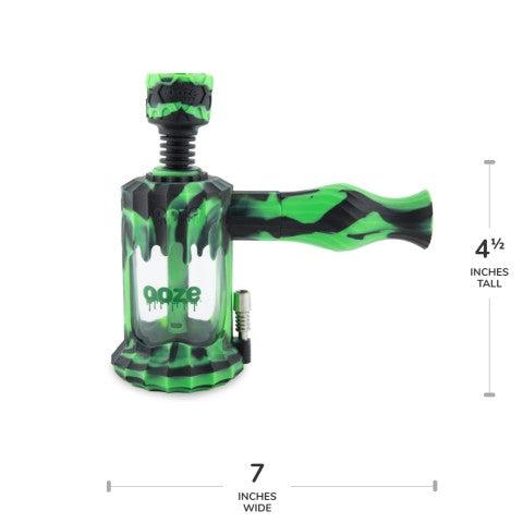 Ooze Clobb Silicone Water Pipe and Dab Straw - Discreet Smoker