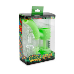 Ooze Stack Pipe Silicone Bubbler - Discreet Smoker
