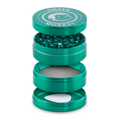 Green Monkey Grinder - Capuchin 4pc - 63mm - Discreet Smoker