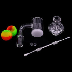 Space King Opaque White Bottom Banger Kit (Coral) - Discreet Smoker