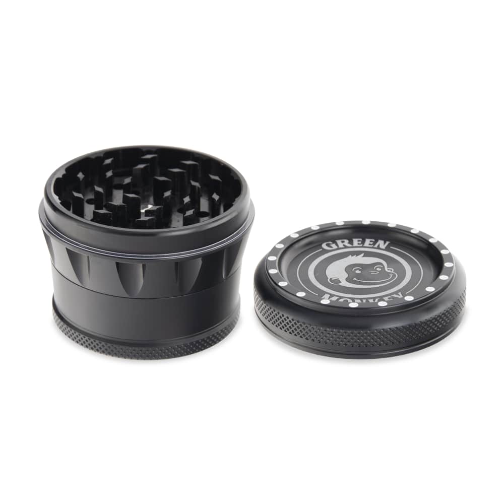 Green Monkey Grinder - Tamarin 4pc - 70mm - Discreet Smoker