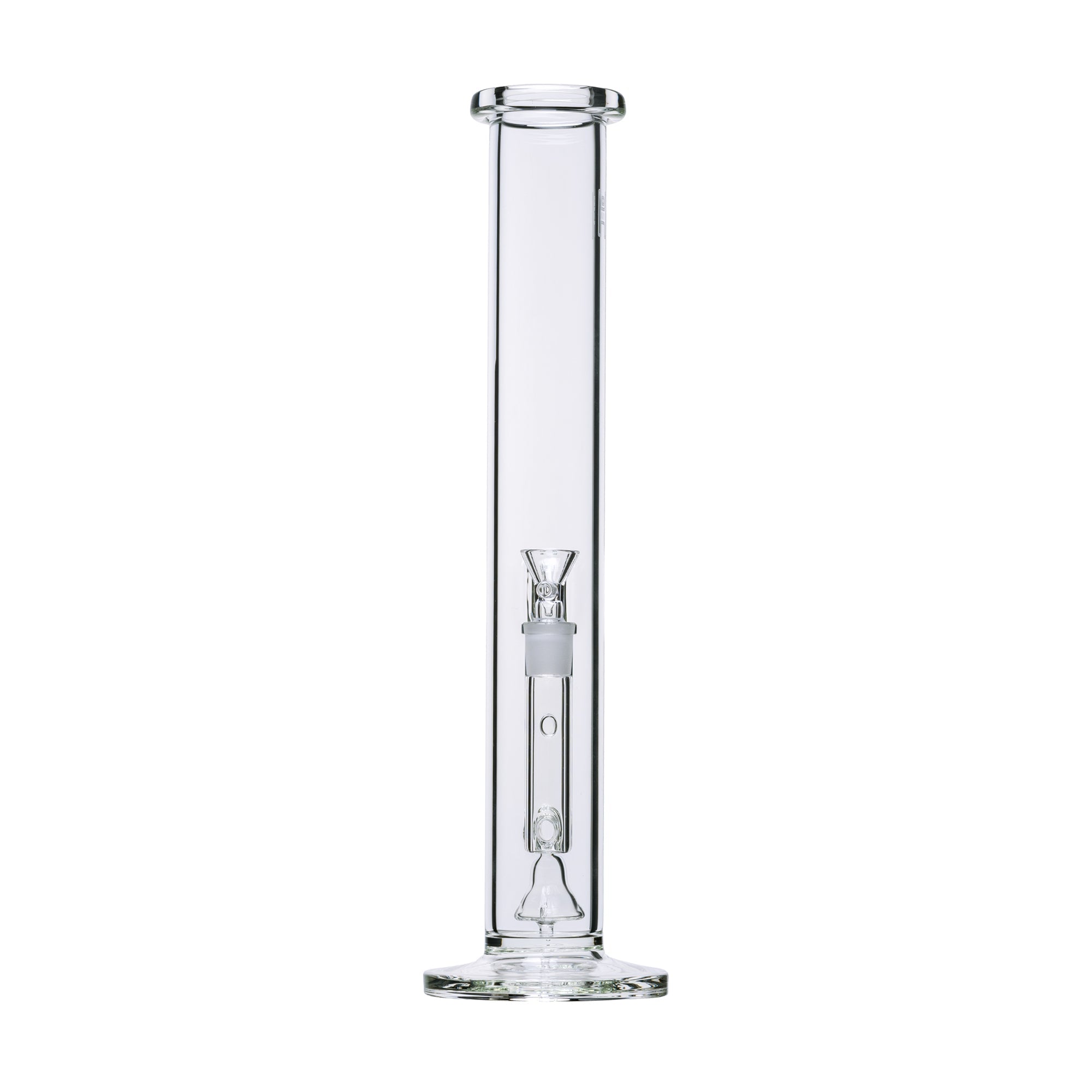 Human Grade 15" Tube Glass Water Pipe - Discreet Smoker