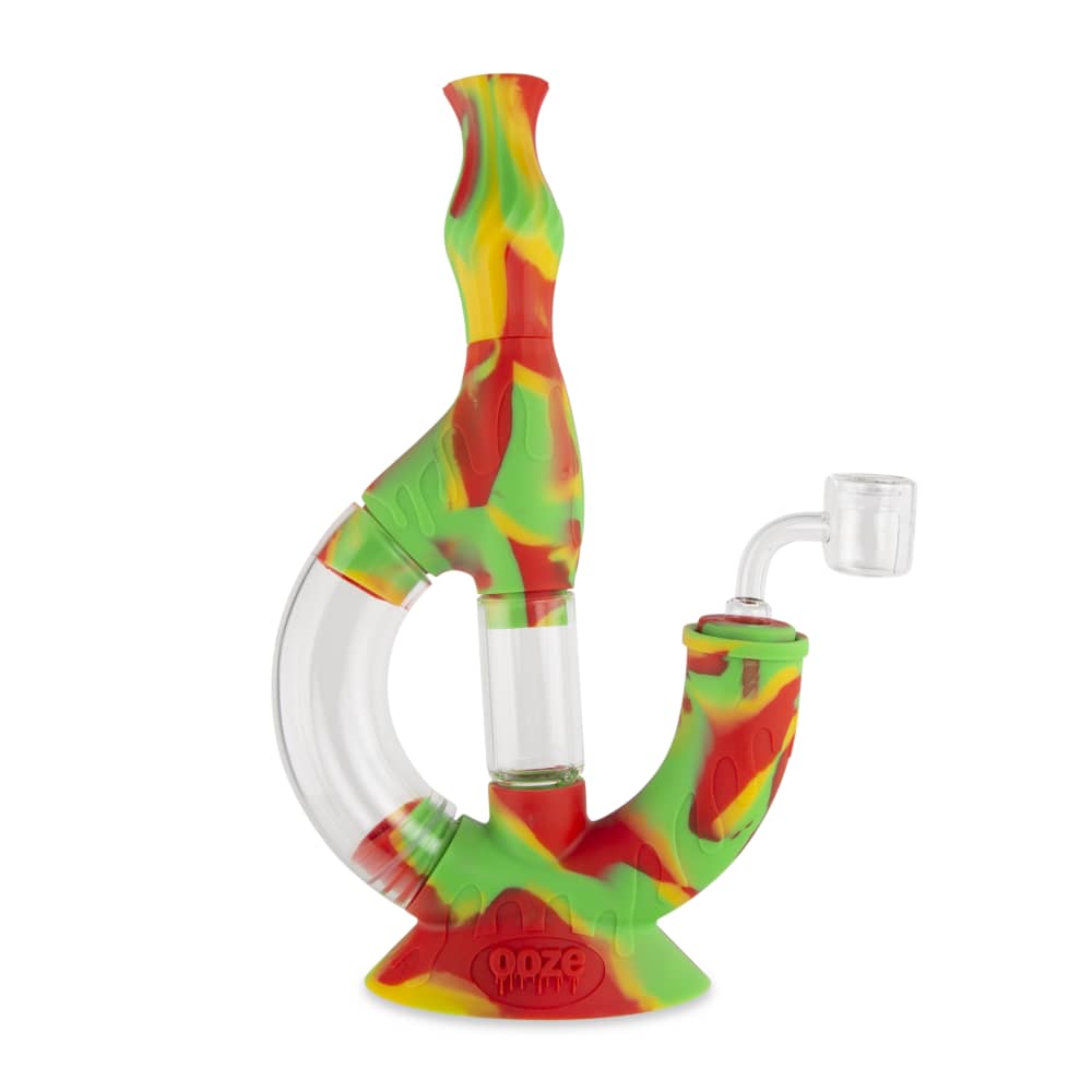 Ooze Echo Silicone Water Pipe - Discreet Smoker