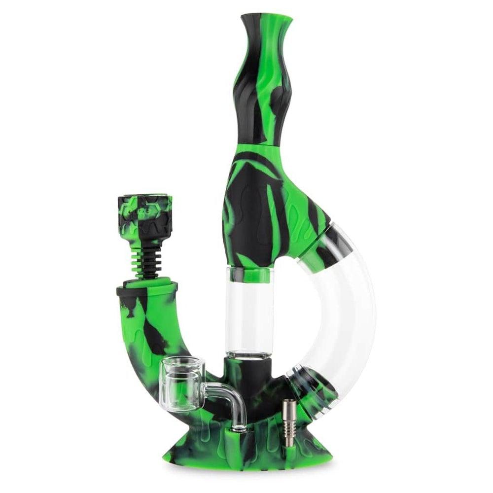 Ooze Echo Silicone Water Pipe - Discreet Smoker