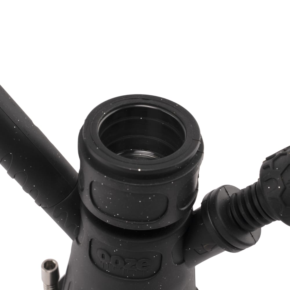 Ooze Hyborg Silicone Glass 4-in-1 Hybrid Water Pipe and Nectar Collector - Discreet Smoker