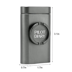 One Hitter Dugout With Grinder - Discreet Smoker