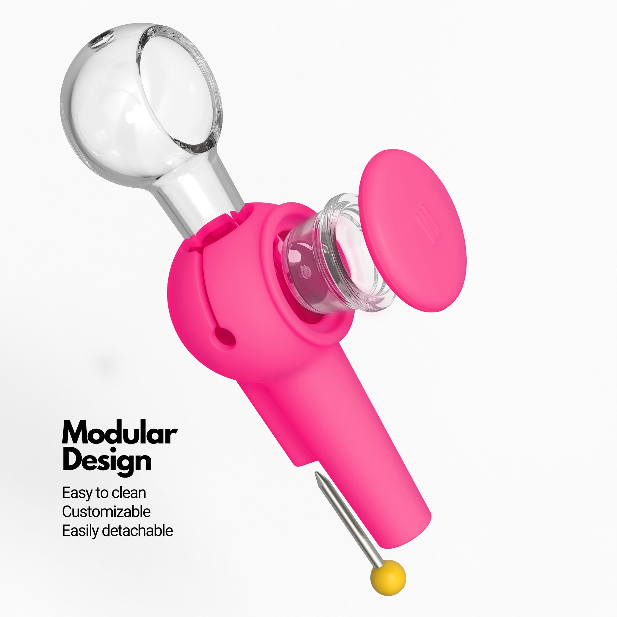 The Pipe - Hot Pink - Discreet Smoker