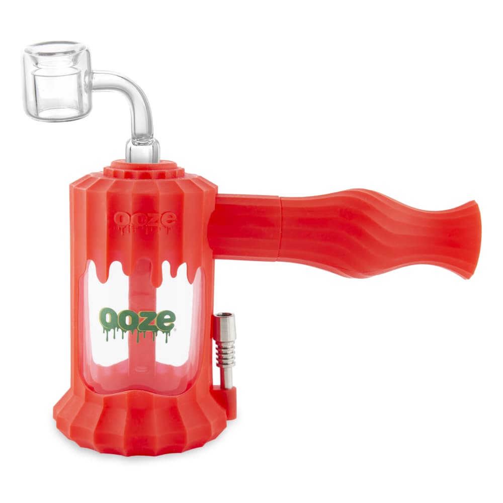 Ooze Clobb Silicone Water Pipe and Dab Straw - Discreet Smoker
