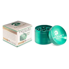 Tsunami Sunken Top 50mm 4-Piece Grinder - Discreet Smoker