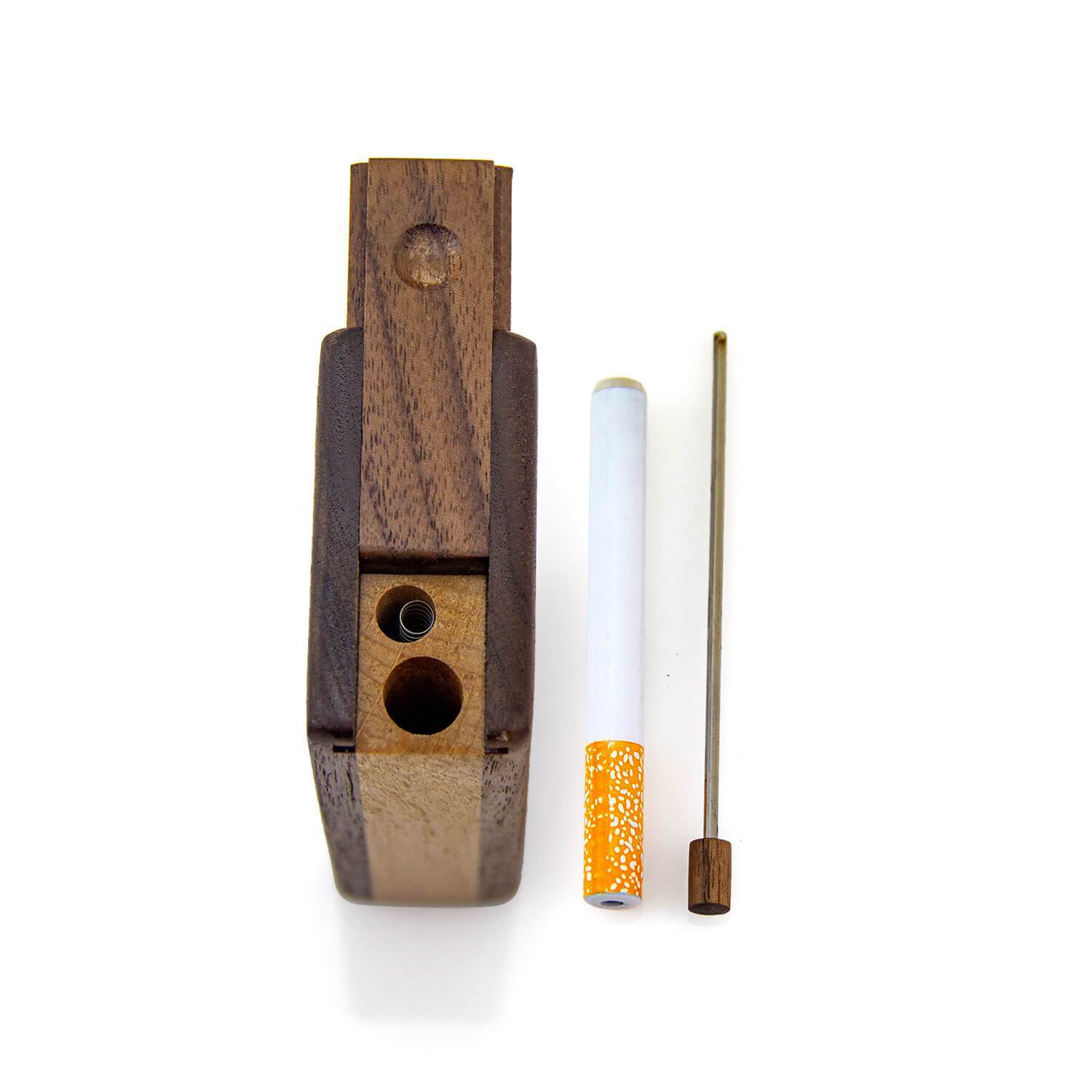 Wooden Magnetic Dugout - Discreet Smoker