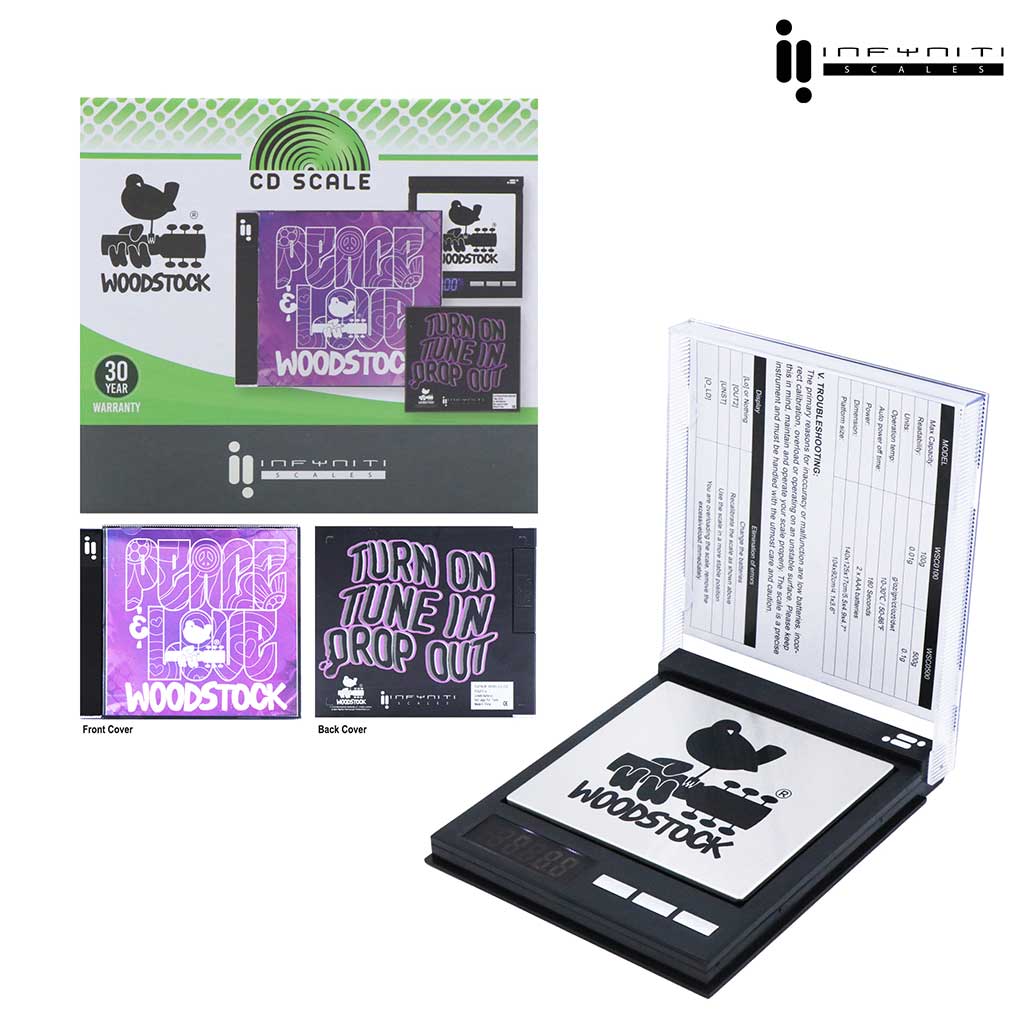 Woodstock CD - 500g X 0.1g Scale - Discreet Smoker