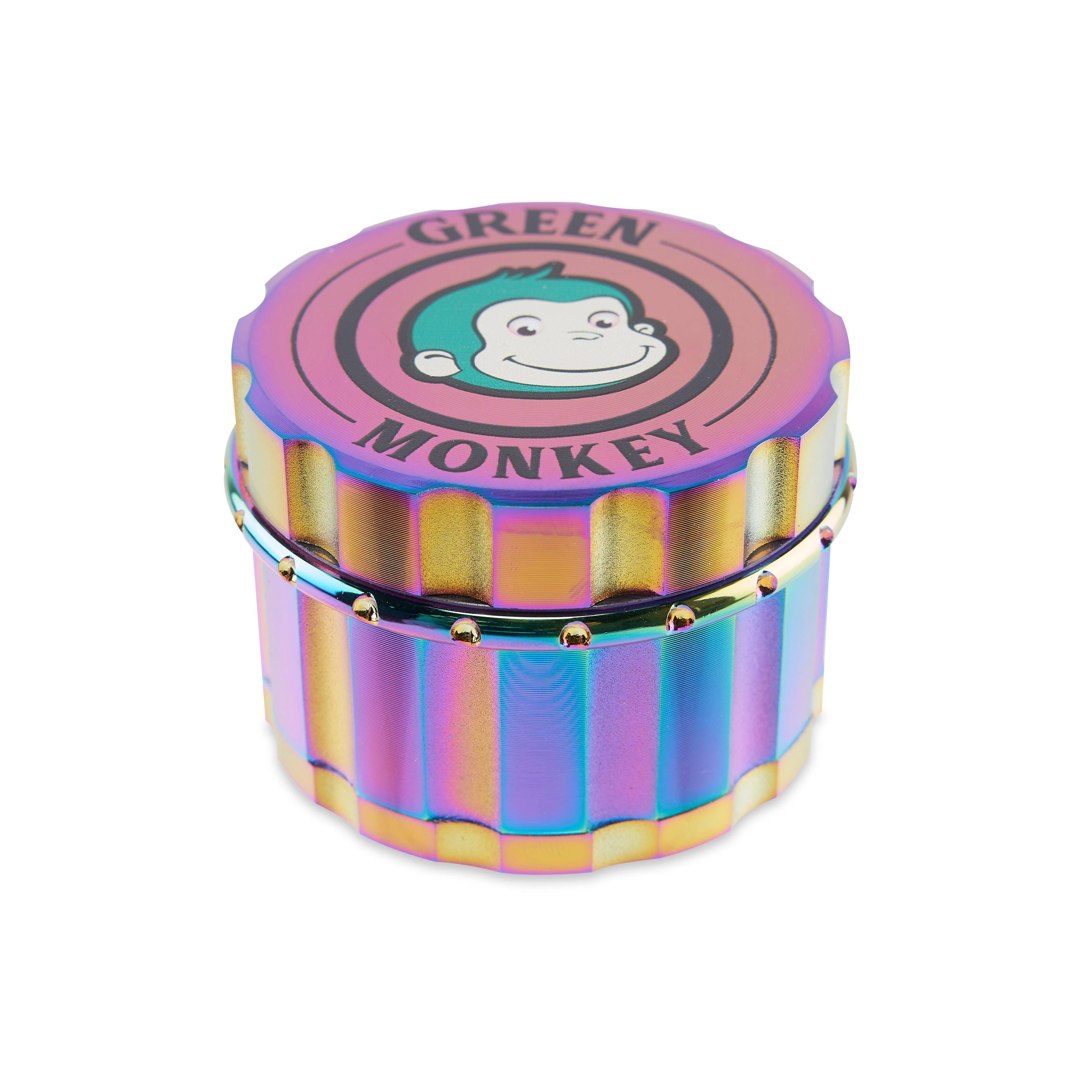 Green Monkey Grinder - Javan 4pc - 63mm - Discreet Smoker