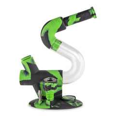 Ooze Swerve Silicone Water Pipe - Discreet Smoker