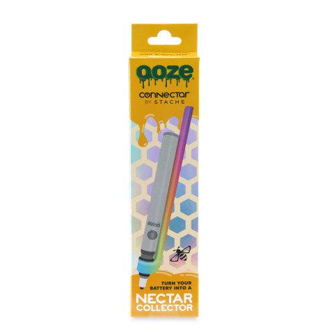 Ooze x Stache ConNectar - 510 Thread Dab Straw Vape Pen Attachment - Discreet Smoker