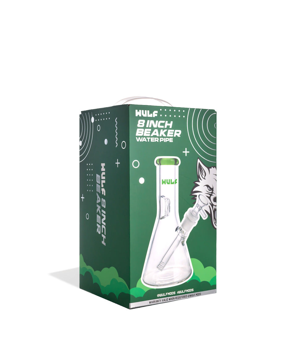 Wulf Mods 5mm 8inch Beaker Water Pipe - Discreet Smoker