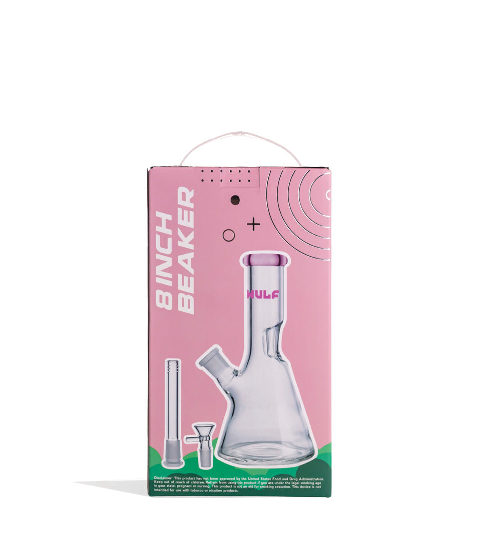 Wulf Mods 5mm 8inch Beaker Water Pipe - Discreet Smoker