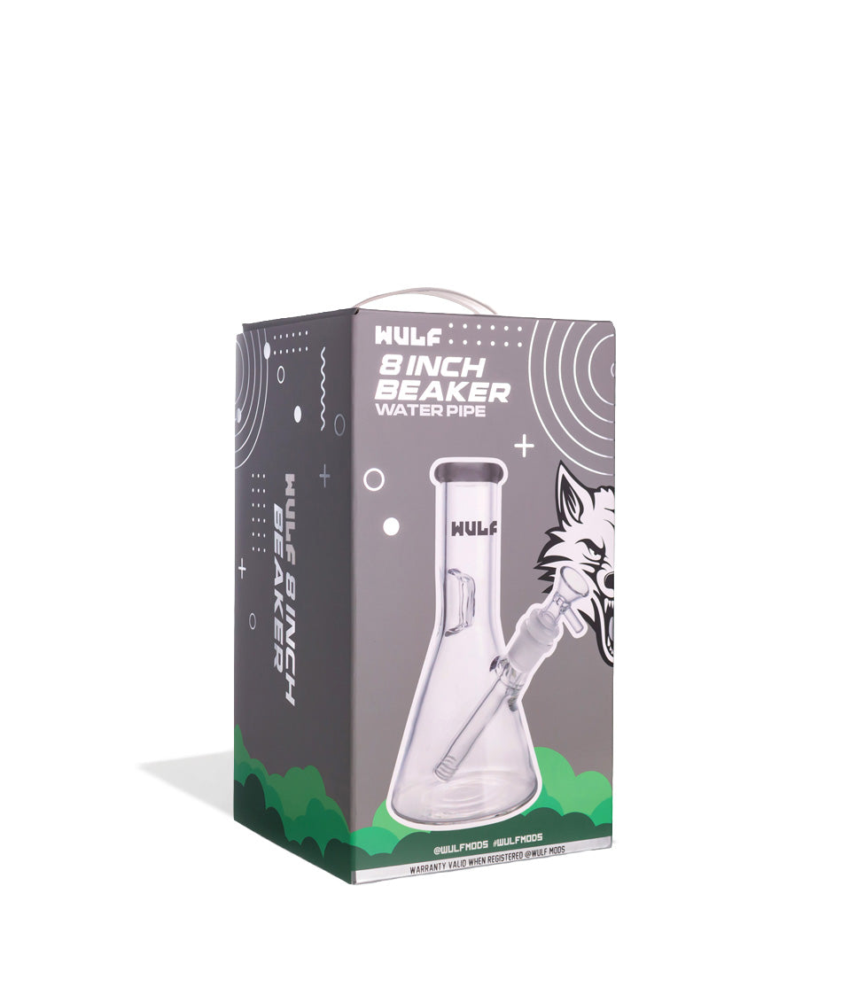 Wulf Mods 5mm 8inch Beaker Water Pipe - Discreet Smoker
