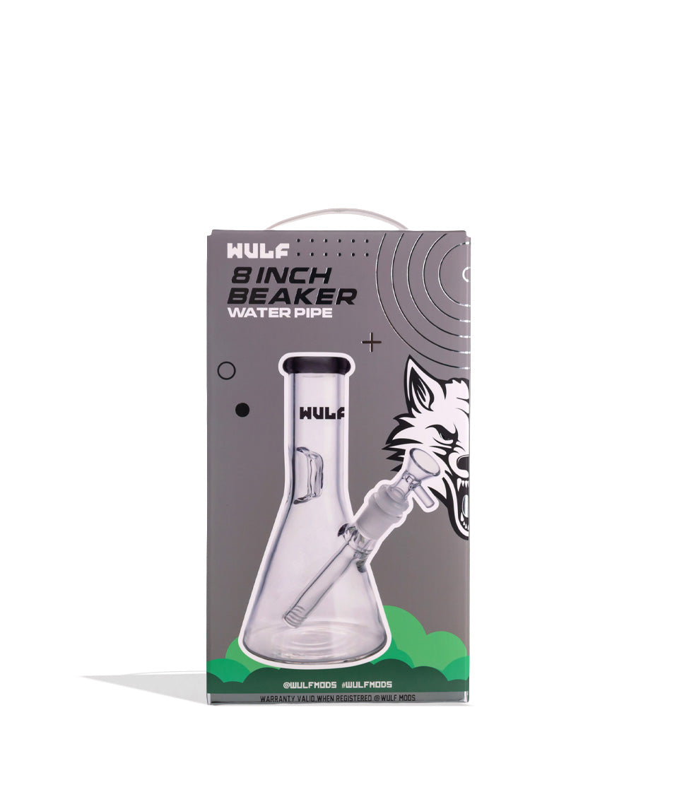 Wulf Mods 5mm 8inch Beaker Water Pipe - Discreet Smoker