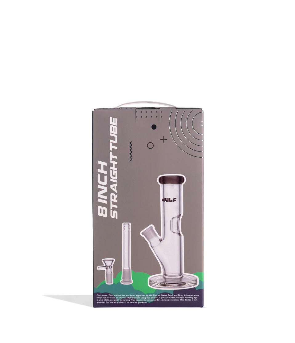 Wulf Mods 5mm 8inch Straight Water Pipe - Discreet Smoker