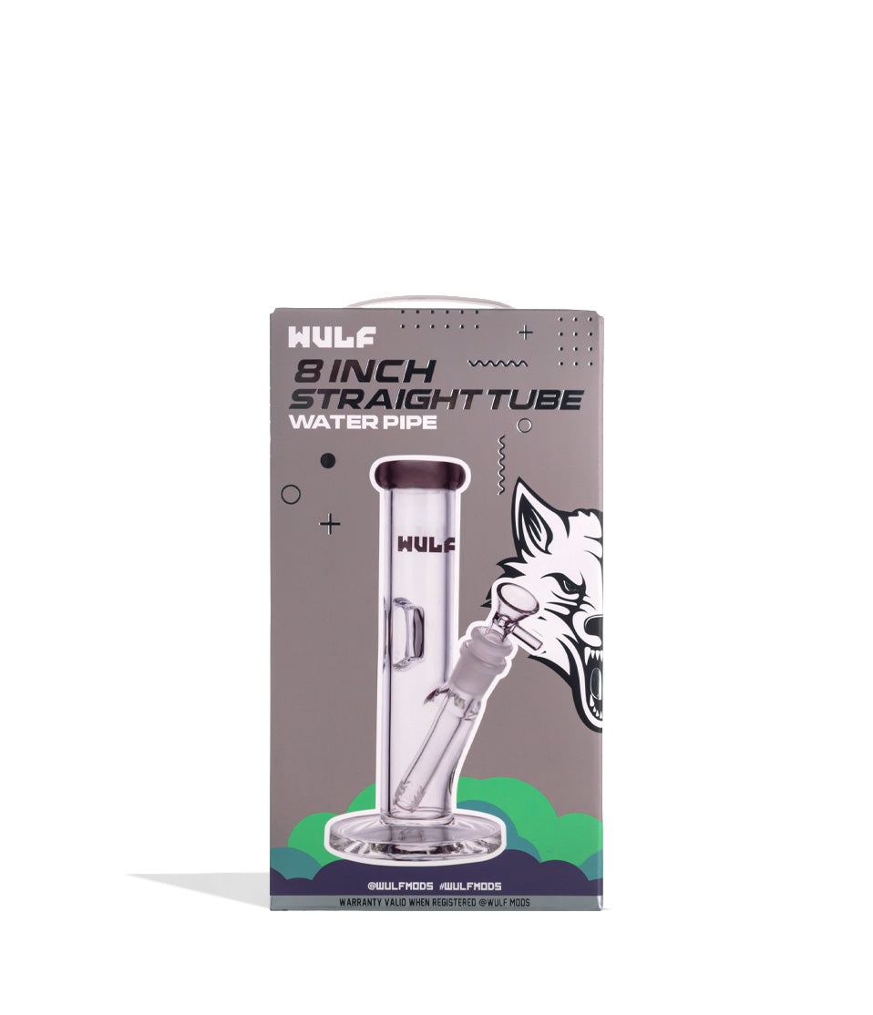 Wulf Mods 5mm 8inch Straight Water Pipe - Discreet Smoker