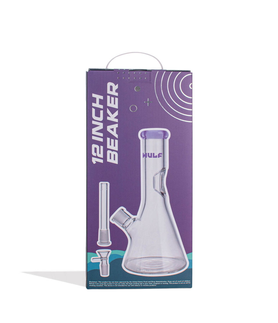 Wulf Mods 7mm 12inch Beaker Water Pipe - Discreet Smoker