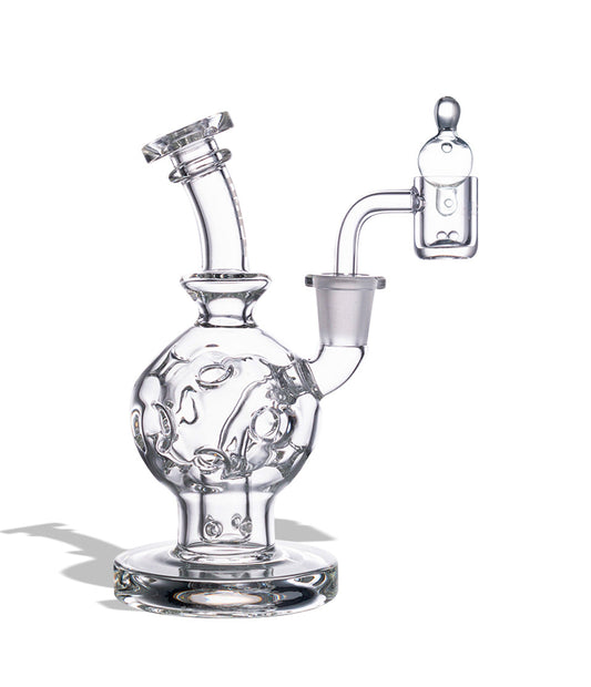 Wulf Mods Atom 14mm Dab Rig with Quartz Banger - Discreet Smoker