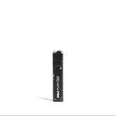 Wulf Mods Flat Mini Cartridge Battery in black with green accents, showing the device's Vaporizer function.