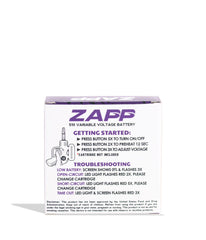 Wulf Mods Zapp Variable Voltage 510 Battery - Discreet Smoker