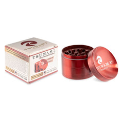 Tsunami Sunken Top 50mm 4-Piece Grinder - Discreet Smoker