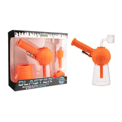 Ooze Blaster Silicone Glass 4-in-1 Hybrid Water Pipe and Dab Straw - Discreet Smoker