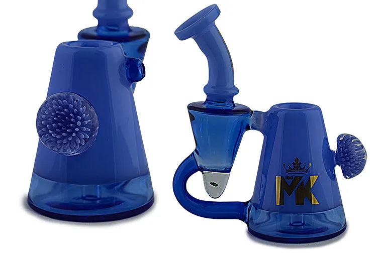 MK Glass Sky Bubbler Recycler - Discreet Smoker