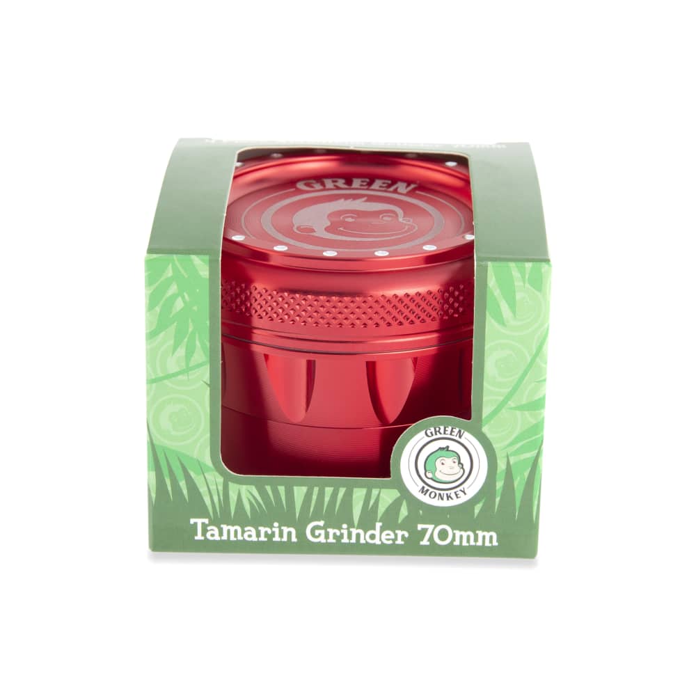 Green Monkey Grinder - Tamarin 4pc - 70mm - Discreet Smoker