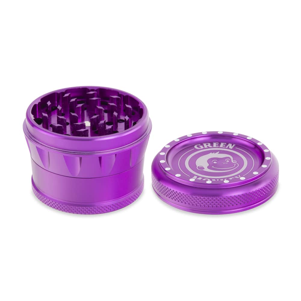 Green Monkey Grinder - Tamarin 4pc - 70mm - Discreet Smoker