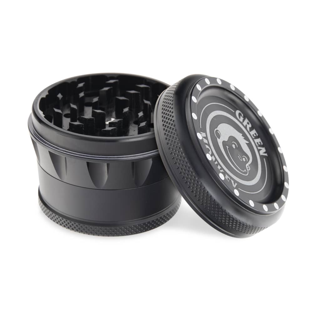 Green Monkey Grinder - Tamarin 4pc - 70mm - Discreet Smoker