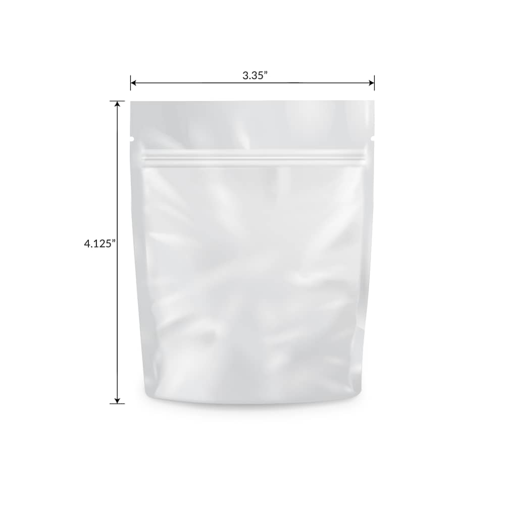 Loud Lock 1 Gram Mylar Smell Proof Vacuum Seal Bags - 1,000 Count - Discreet Smoker