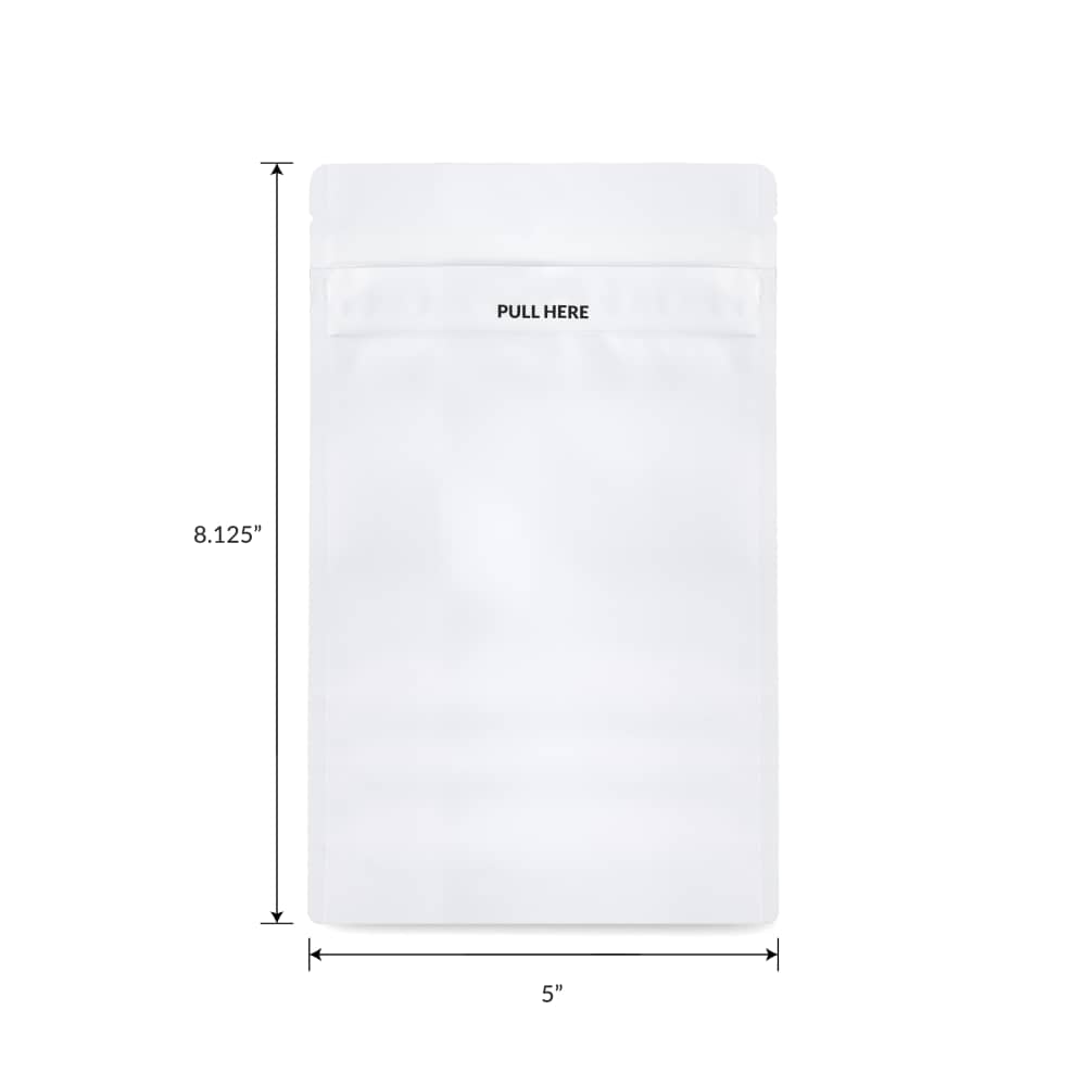 Loud Lock 1/2 Grip N Pull Mylar Smell Proof Child Safe Vacuum Seal Bags - 1,000 Count - Discreet Smoker