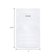 Loud Lock 1/2 Grip N Pull Mylar Smell Proof Child Safe Vacuum Seal Bags - 1,000 Count - Discreet Smoker