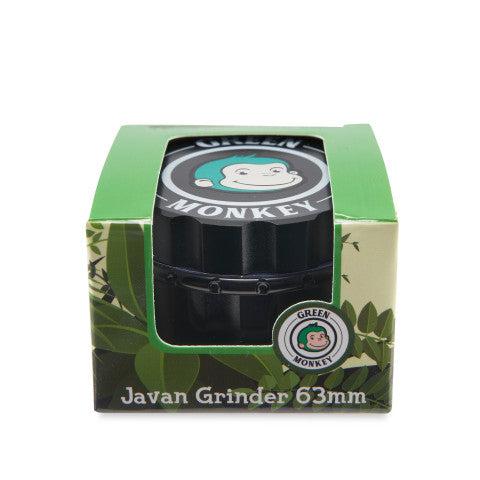 Green Monkey Grinder - Javan 4pc - 63mm - Discreet Smoker