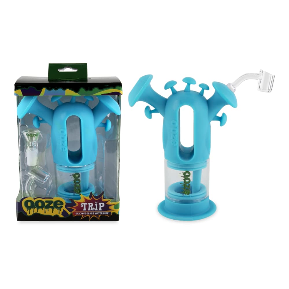 Ooze Trip Pipe Silicone Bubbler - Discreet Smoker