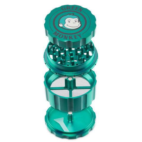 Green Monkey Grinder - Javan 4pc - 63mm - Discreet Smoker