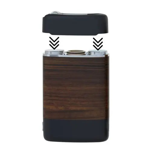 Angus Halogen Vaporizer Ruby Edition with 100W Halogen Bulb - Discreet Smoker