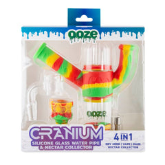 Ooze Cranium Silicone 4-in-1 Hybrid Water Pipe - Discreet Smoker