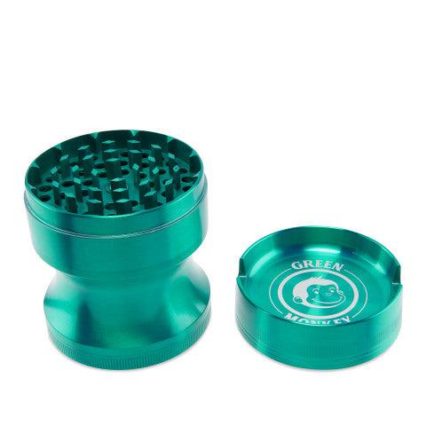 Green Monkey Grinder - Chacma 4pc with Ashtray - 63mm - Discreet Smoker